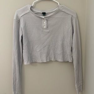 Grey Long Sleeve Tee